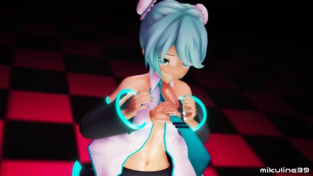 Hentai MMD- ミクと绅士ハンドの腰振りダンス （Mikuline39）